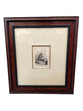 REMBRANDT Art Etching The Pancake Woman w/Certificate of Authenticity